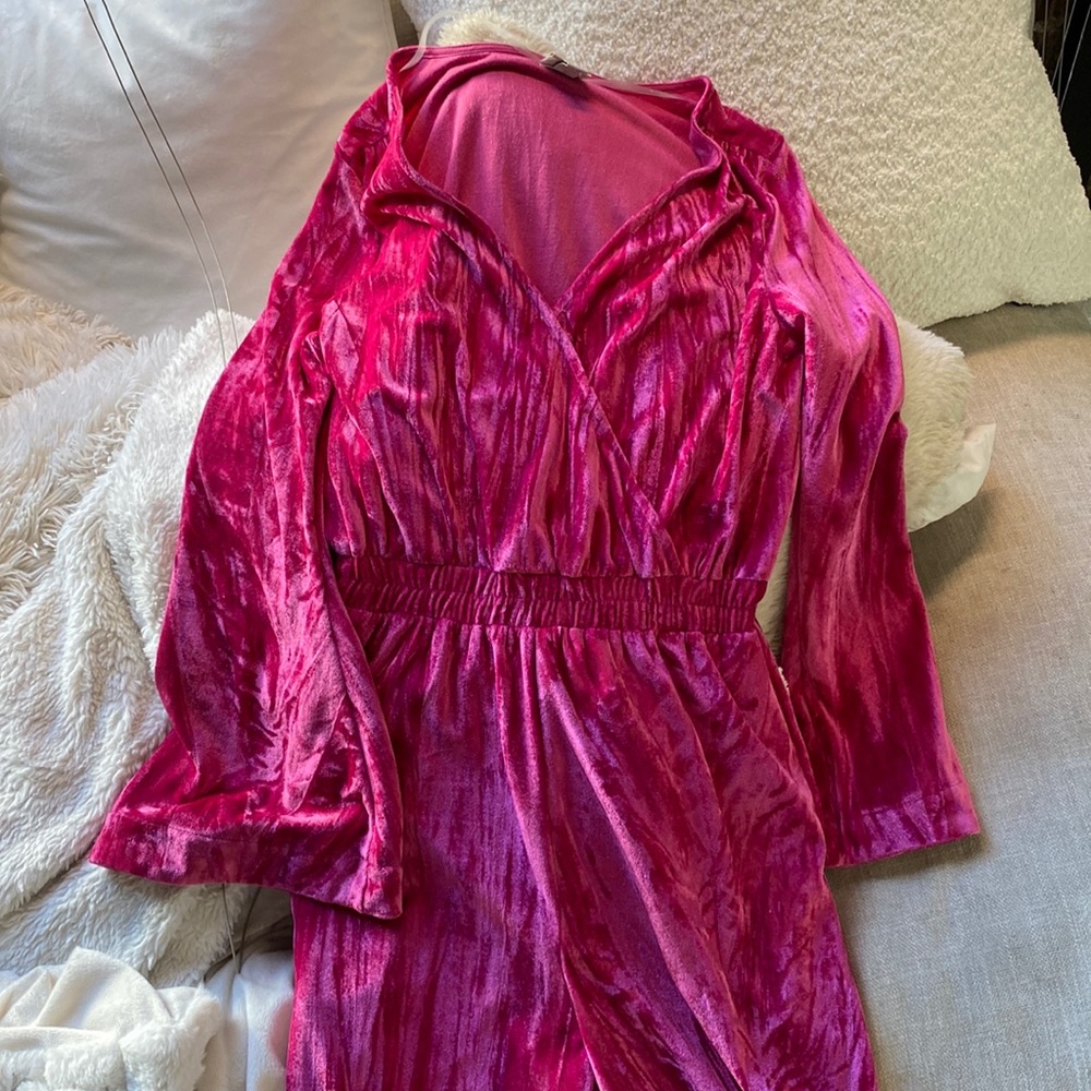 Velvet jumpsuit